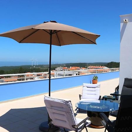 Willa Sitio Penthouse - Big Terrace With Sea View & Bbq Nazaré Zewnętrze zdjęcie