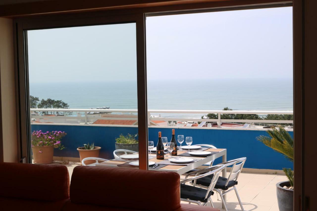 Willa Sitio Penthouse - Big Terrace With Sea View & Bbq Nazaré Zewnętrze zdjęcie