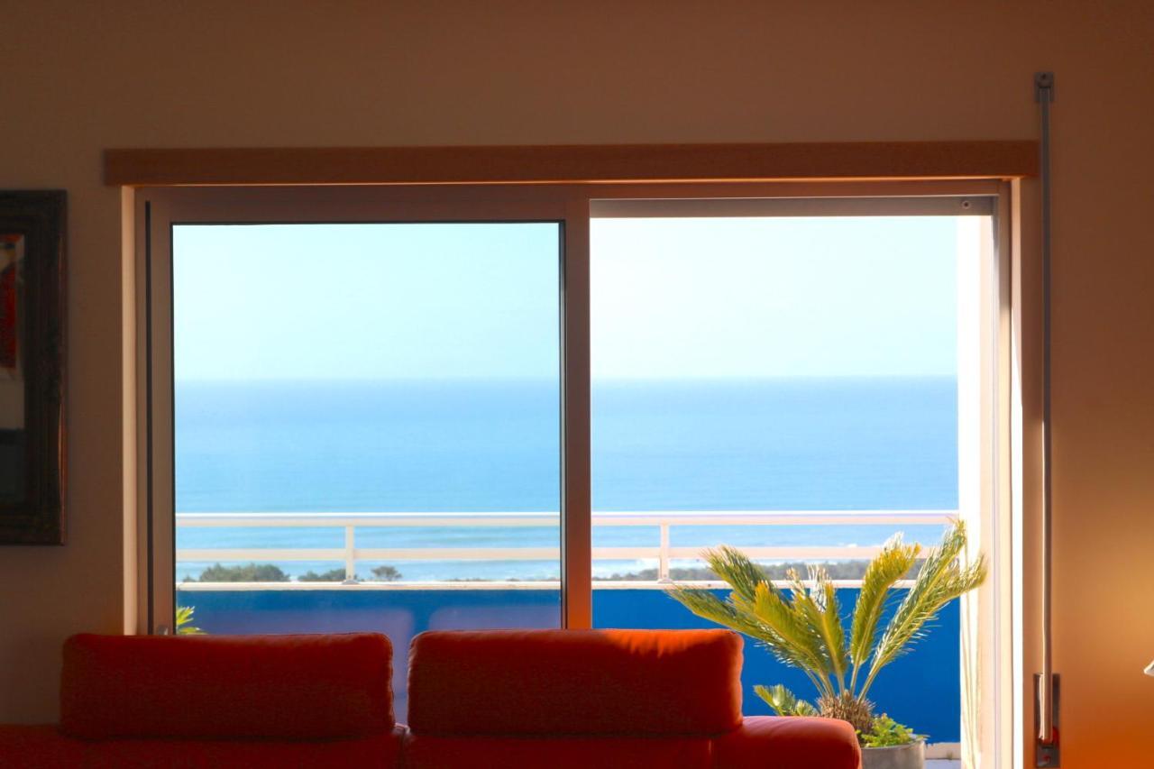 Willa Sitio Penthouse - Big Terrace With Sea View & Bbq Nazaré Zewnętrze zdjęcie